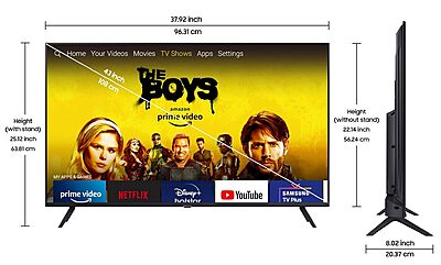 Samsung 108 cm (43 inches) Crystal 4K Neo Series Ultra HD Smart LED TV UA43AUE65AKXXL Samsung 108 cm (43 inches) Crystal 4K Neo Series Ultra HD Smart LED TV UA43AUE65AKXXL
