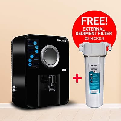 Faber Altroz (RO+UV+UF+MAT) with Heavy Duty Membrane Upto 3000 TDS Water Purifier, Black, 10 Liter Faber Altroz (RO+UV+UF+MAT) with Heavy Duty Membrane Upto 3000 TDS Water Purifier, Black, 10 Liter