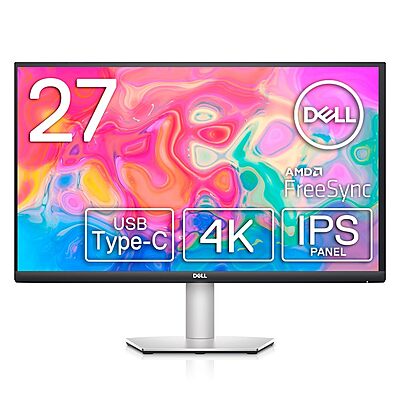 Dell 27" 4K UHD 60Hz Monitor, 8ms GTG, Dual 3W Speakers,S2722QC Dell 27" 4K UHD 60Hz Monitor, 8ms GTG, Dual 3W Speakers,S2722QC