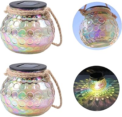 Lanterne solaire en verre Tomshine