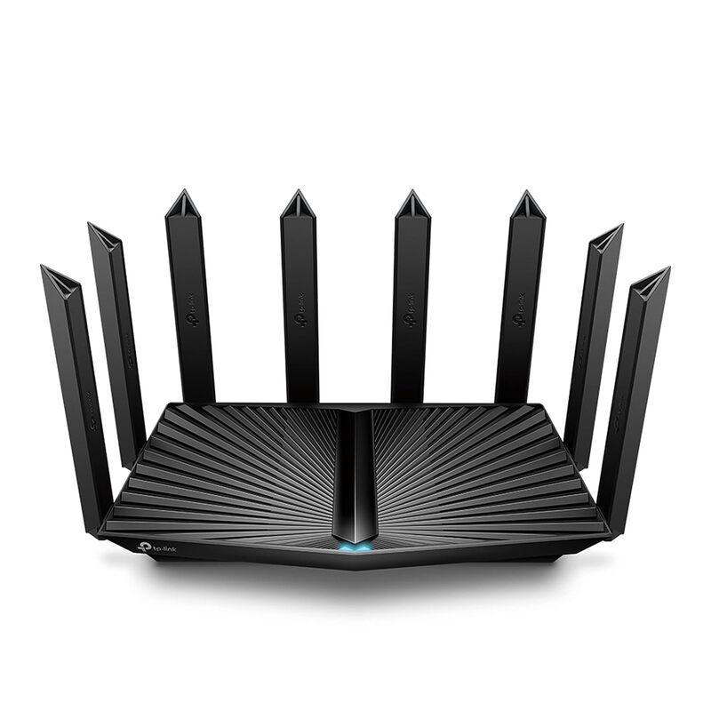 TP-Link Archer AX95 AX7800 Tri-Band 8-Stream Wi-Fi 6 7800 Mbps Wireless Router (Black, Tri Band) TP-Link Archer AX95 AX7800 Tri-Band 8-Stream Wi-Fi 6 7800 Mbps Wireless Router (Black, Tri Band)