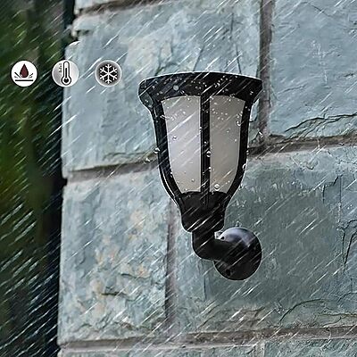 Solar Vintage Broad Marshal Light - IP65 Waterproof Garden Flame Lamp with 3 Attachments Solar Vintage Broad Marshal Light - IP65 Waterproof Garden Flame Lamp with 3 Attachments