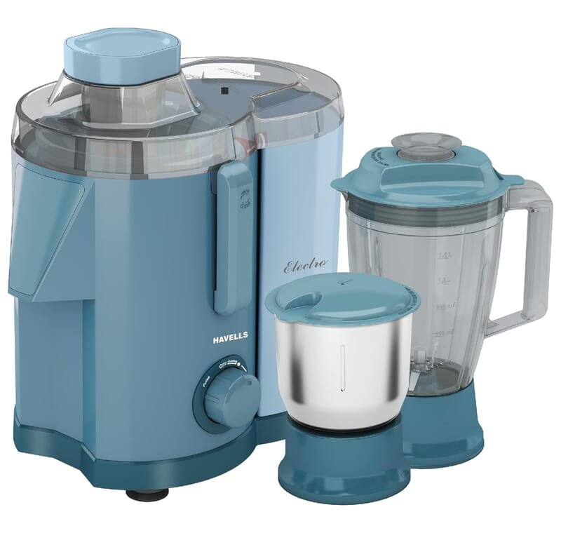 Havells Electro 2 Jar 700 Watts Heavy Duty Juicer Mixer Grinder 2L Detachable Pulp Container Havells Electro 2 Jar 700 Watts Heavy Duty Juicer Mixer Grinder 2L Detachable Pulp Container