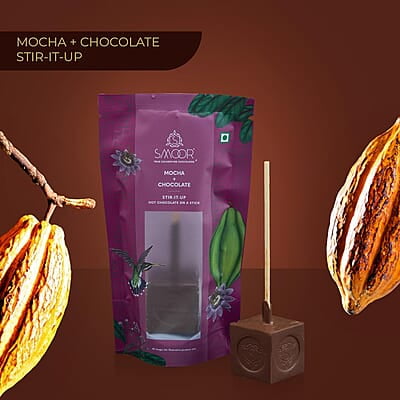 SMOOR Stir-it-Up Hot Chocolate Cubes DIY dissolvable hot chocolate cubes 180gm (Pack of 6)