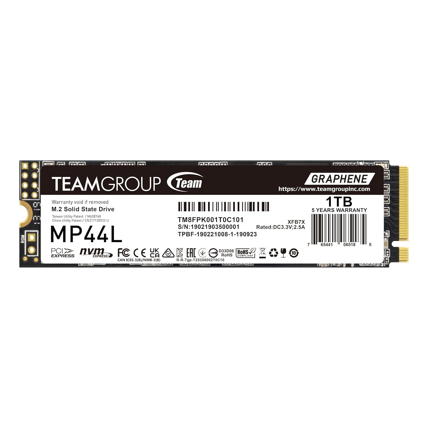 TeamGroup MP44L SLC Cache NVMe 1.4 PCIe Gen 4x4 M.2 2280 Laptop&Desktop SSD TeamGroup MP44L SLC Cache NVMe 1.4 PCIe Gen 4x4 M.2 2280 Laptop&Desktop SSD