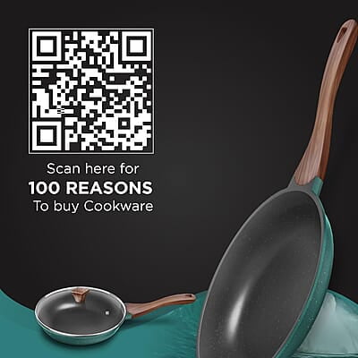 Preethi Artistic Collection Die Cast Non Stick Fry Pan, 24 cm,with Glass Lid Preethi Artistic Collection Die Cast Non Stick Fry Pan, 24 cm,with Glass Lid