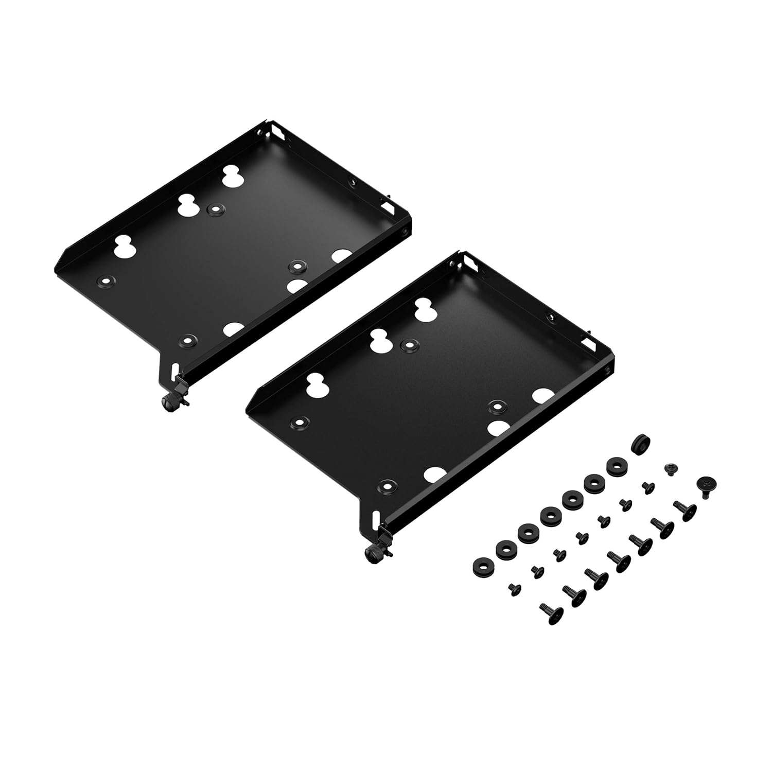 Fractal Design Type-B HDD Tray Kit for Define 7 Series ,Meshify 2, Compatible Fractal Design Cases (Dual Pack)