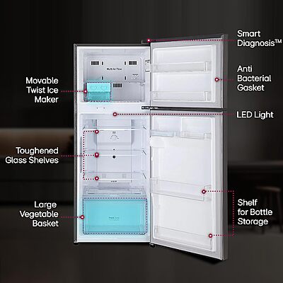 LG 242 L 3 Star Smart Inverter Frost-Free Double Door Refrigerator LG 242 L 3 Star Smart Inverter Frost-Free Double Door Refrigerator