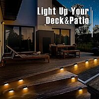 StaIr Light Solar Auto On Off Warm White Light Black  Brown Color Body Available Way