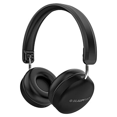 Blaupunkt BH51 ANC Moksha Bluetooth Wireless On Ear Headphones with 32 Hrs* Long Playtime I 25dB Active Noise Cancellation I 40MM Drivers I HD Sound I Built in Mic I TurboVolt Fast Charging