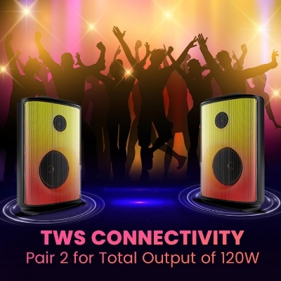 Portronics Dash 8 60W Bluetooth Party Speaker with Bass Boost Technology Portronics Dash 8 60W Bluetooth Party Speaker with Bass Boost Technology