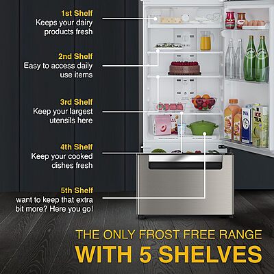 Whirlpool 270 L Frost Free Triple-Door Refrigerator