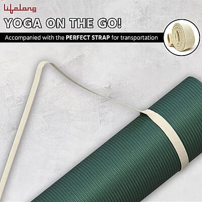 Lifelong Yoga mat for Women & Men EVA Material 4mm Anti-Slip Yoga Mat for Gym Workout Lifelong Yoga mat for Women & Men EVA Material 4mm Anti-Slip Yoga Mat for Gym Workout