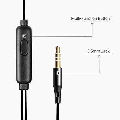Zebronics Zeb-Calyx Wired in Ear Earphones with Mic Zebronics Zeb-Calyx Wired in Ear Earphones with Mic