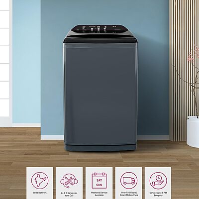 Godrej 8 Kg 5 Star Zero Pressure Technology With Steel Drum Fully-Automatic Top Load Washing Machine