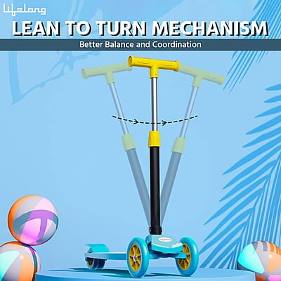 Lifelong LLKS01 Foldable Kick Skating Cycle Skate Scooter for Kids(Max User Weight: 50Kg) Kids Scooter