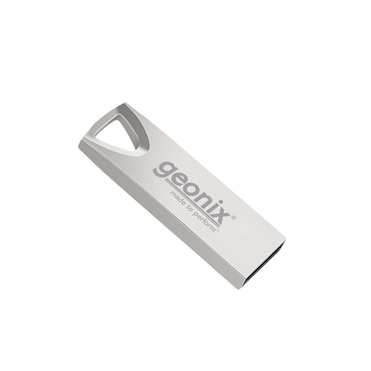 โGeonix 8GB USB 2.0 Pendrive, Silver, Keyring Design-GXPD8GB โGeonix 8GB USB 2.0 Pendrive, Silver, Keyring Design-GXPD8GB