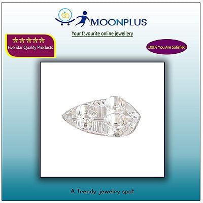 Silver Haldi Kumkum Trible Leaf Holder Silver Haldi Kumkum Trible Leaf Holder
