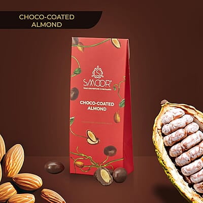 Smoor Chocolate Coated Nuts Treats Pack of 2 - Hazelnut & Almond  50 gm x 2