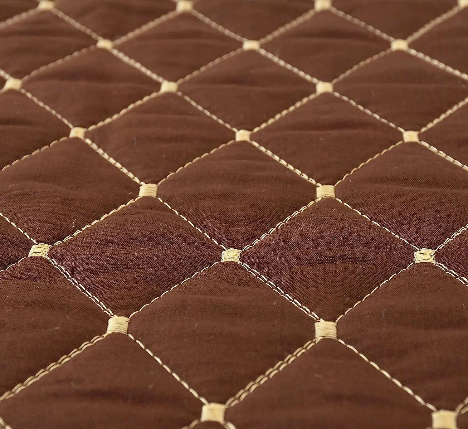 Bed Runner with Cushion Cover - Brown (Regular) Bed Runner with Cushion Cover - Brown (Regular)