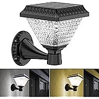 Wall Ruby Solar Light . Garden Solar Light  Waterproof Wall Lamp