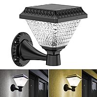 Wall Ruby Solar Light . Garden Solar Light  Waterproof Wall Lamp