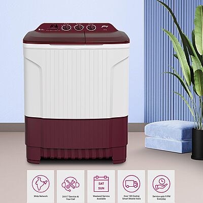 Godrej 8 Kg 5 Star Active Soak Technology Semi-Automatic Top Load Washing Machine Godrej 8 Kg 5 Star Active Soak Technology Semi-Automatic Top Load Washing Machine