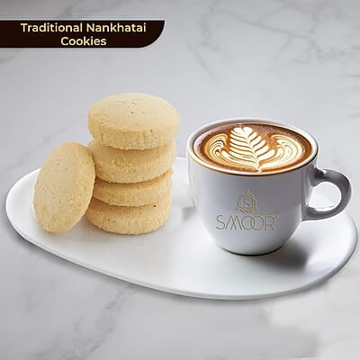SMOOR Premium Traditional Nankhatai Cookies Crunchy & Sweet Gourmet Cookie Biscuits 150g SMOOR Premium Traditional Nankhatai Cookies Crunchy & Sweet Gourmet Cookie Biscuits 150g