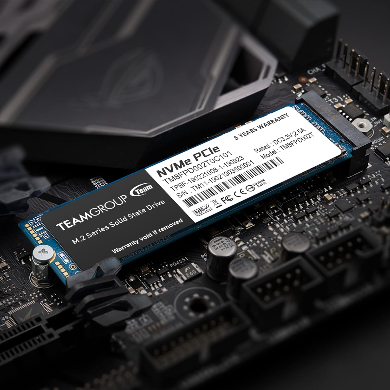 TeamGroup Nvme M.2 2280 Pcie Gen 3 Gaming SSD, 3D NAND TLC, SLC Cache, Internal Solid State Drive , High Performance, Low Latency, ECC Function, for PC & Laptop suggest title TeamGroup Nvme M.2 2280 Pcie Gen 3 Gaming SSD, 3D NAND TLC, SLC Cache, Internal Solid State Drive , High Performance, Low Latency, ECC Function, for PC & Laptop suggest title