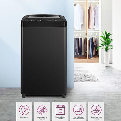 Godrej 6.5 Kg 5 Star I-Wash Technology for Automatic One Touch Wash Fully-Automatic Top Load Washing Machine