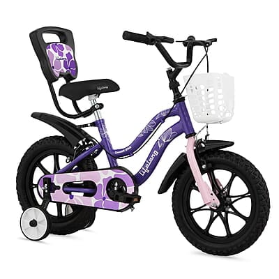 Lifelong Juniors Ride Cycle 14T with Training Wheel, Mudguard for Boys and Girls