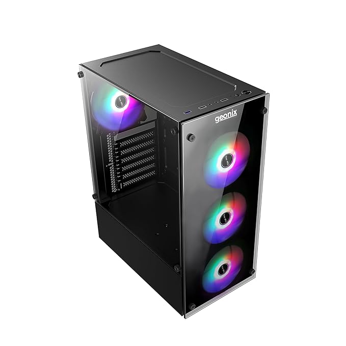 GEONIX Tempered_Glass ATX Gaming Cabinet (‎GXGC4F-18503)