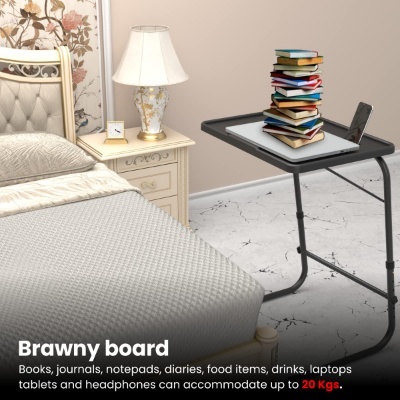 Portronics My Buddy F Multipurpose Movable & Adjustable Laptop Table (Black) Portronics My Buddy F Multipurpose Movable & Adjustable Laptop Table (Black)