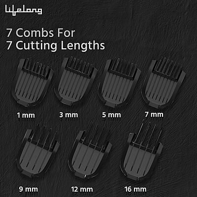 Lifelong Grooming Kit for Men, 13-in-1 Trimmer for Men All in One 90 Mins Runtime, Rechargeable