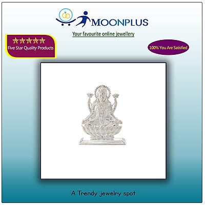 Silver Goddess Lakshmi Idol