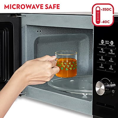 Borosil Vision Sage Tea n Coffee Classic Mug Set of 6 Pcs 190 ml | Borosillicate Glass, Microwave Safe, Scratch Resistance, Lightweight | for Chai, Green Tea, Milk | Transparent Borosil Vision Sage Tea n Coffee Classic Mug Set of 6 Pcs 190 ml | Borosillicate Glass, Microwave Safe, Scratch Resistance, Lightweight | for Chai, Green Tea, Milk | Transparent