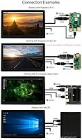 13.3inch Capacitive Touch Screen LCD with Case, 1920×1080, HDMI, IPS, Various Systems Support