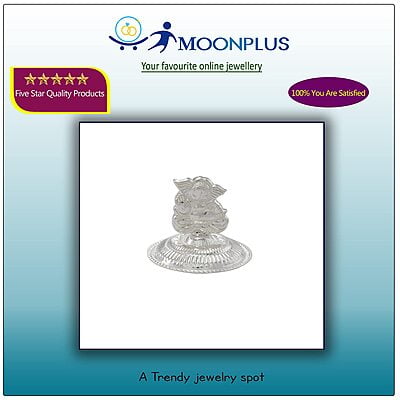 Silver Ganapathy Incense Holder / Idol