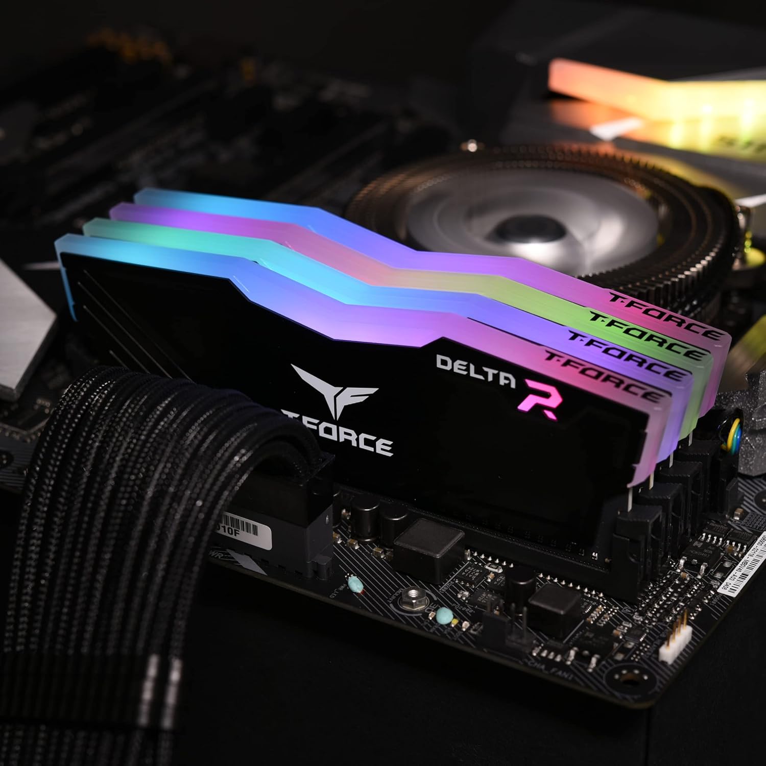 TeamGroup T-Force Delta RGB DDR4 RAM Kit, Desktop Gaming Memory, Metal Heatsink, ARGB Sync, XMP 2.0, for Intel/AMD CPU, High Performance Low Latency Module TeamGroup T-Force Delta RGB DDR4 RAM Kit, Desktop Gaming Memory, Metal Heatsink, ARGB Sync, XMP 2.0, for Intel/AMD CPU, High Performance Low Latency Module