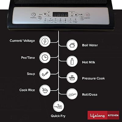 Lifelong Inferno LLIC20 1400-Watt Induction Cooktop