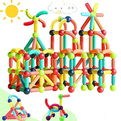 Magnetic Building Sticks Blocks Kids Toys, Learning Sticks and Balls(36 Pcs) Magnetic Building Sticks Blocks Kids Toys, Learning Sticks and Balls(36 Pcs)