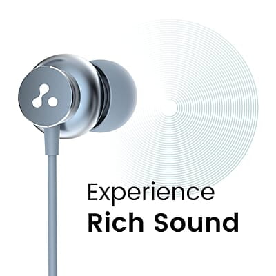 Ambrane Stringz 38 Wired Earphones with Mic, Powerful HD Sound with High Bass, Tangle Free Cable, Comfort in-Ear Fit, 3.5mm Ambrane Stringz 38 Wired Earphones with Mic, Powerful HD Sound with High Bass, Tangle Free Cable, Comfort in-Ear Fit, 3.5mm