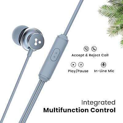 Ambrane Stringz 38 Wired Earphones with Mic, Powerful HD Sound with High Bass, Tangle Free Cable, Comfort in-Ear Fit, 3.5mm Ambrane Stringz 38 Wired Earphones with Mic, Powerful HD Sound with High Bass, Tangle Free Cable, Comfort in-Ear Fit, 3.5mm