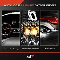 A-Premium O2 Oxygen Sensor for Honda Pilot 2009-2015 Ridgeline Odyssey Accord Acura MDX RDX RL RLX TL TSX ZDX Upstream