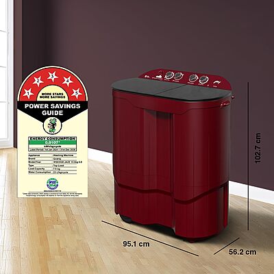 Godrej 10.5 Kg 5 Star Semi-Automatic Top Load Washing Machine With Toughened Glass Lid Godrej 10.5 Kg 5 Star Semi-Automatic Top Load Washing Machine With Toughened Glass Lid