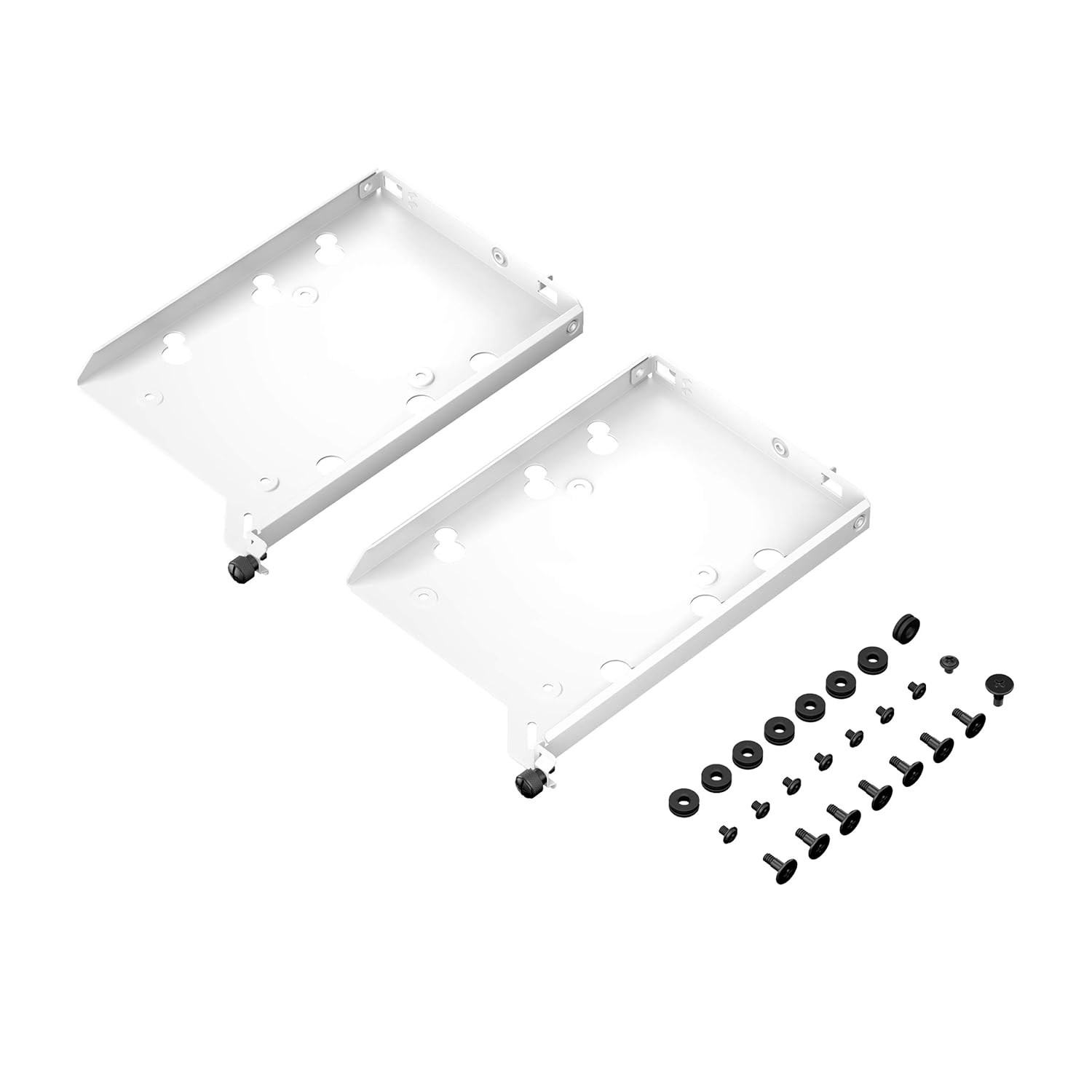 Fractal Design Type-B HDD Tray Kit for Define 7 Series ,Meshify 2, Compatible Fractal Design Cases (Dual Pack)
