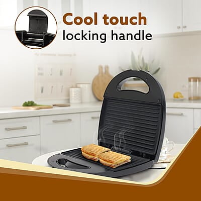 AGARO Delite Sandwich Maker, 750W, 4 Slice Non Stick Grill Plate
