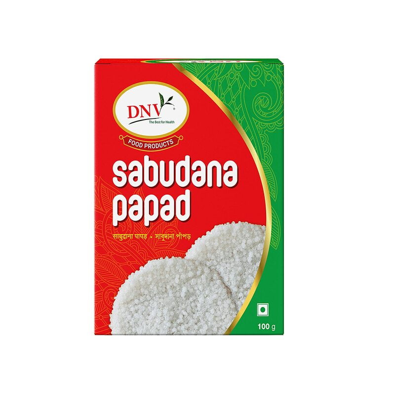 DNV Saboo Dana Papad 100g DNV Saboo Dana Papad 100g