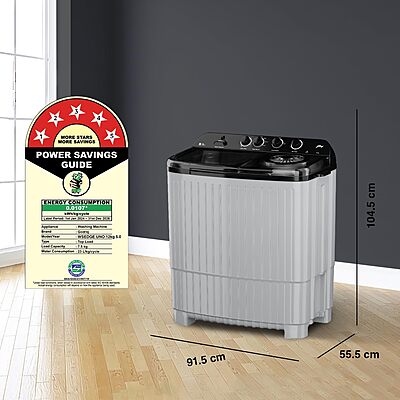 Godrej 12 Kg 5 Star Semi-Automatic Top Load Washing Machine With Air Dry and 4 Wash Programs