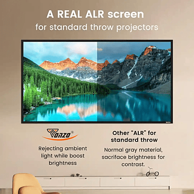 Tonzo ALR 16:9 Projector Screen (133 Inch) Tonzo ALR 16:9 Projector Screen (133 Inch)